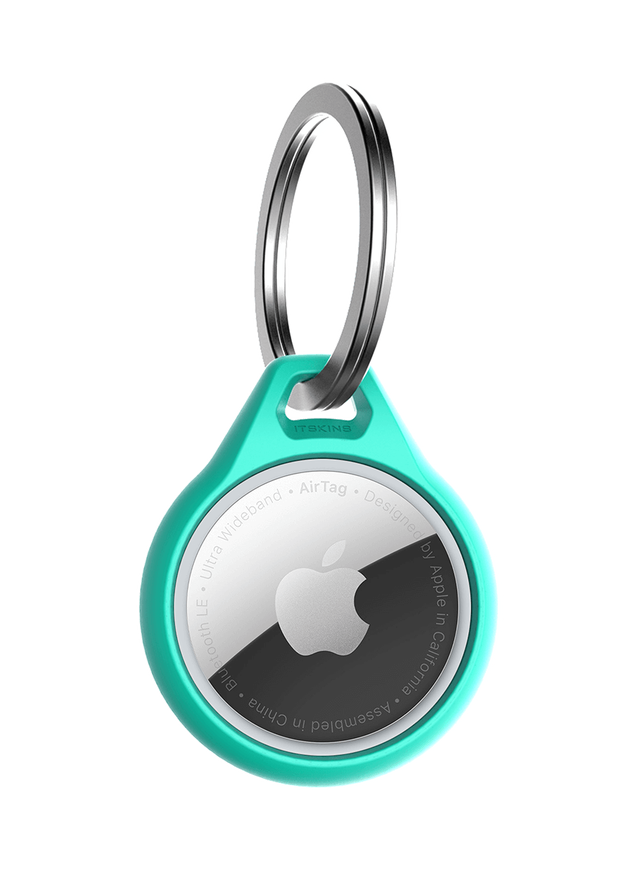 Coque Silicone Vert Itskins Pour Apple Airtags