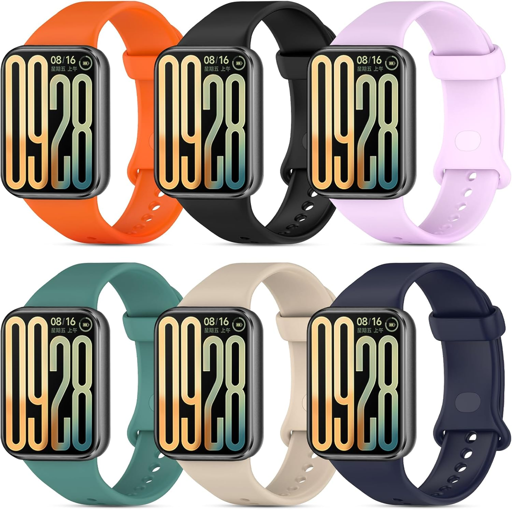 Bracelet De Rechange En Silicone pour Xiaomi Watch 4, Mi Band 9 Pro