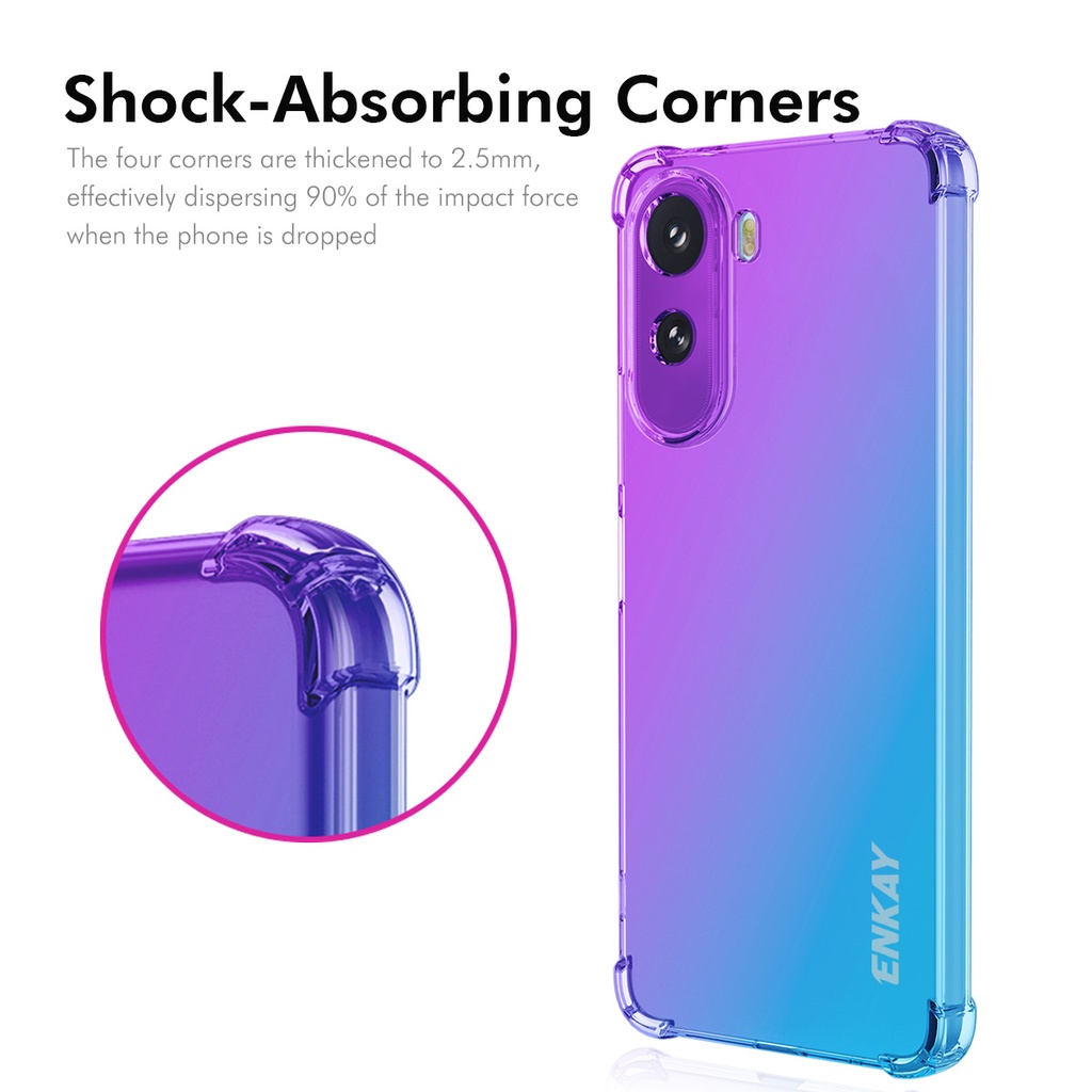 Coque Bleu Violet Enkay Pour Xiaomi Redmi A7 Pro