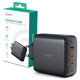 [689323785575] Chargeur Aukey 100 Watts USB A et USB C