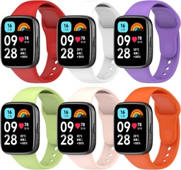 Bracelet De Rechange Silicone Pour Xiaomi Redmi Watch 6 / Watch 5 / Watch 4 / Smart Band 10 Pro / 9 Pro
