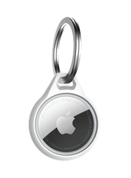 [4894465235215] Coque Silicone Blanc Itskins Pour Apple Airtags