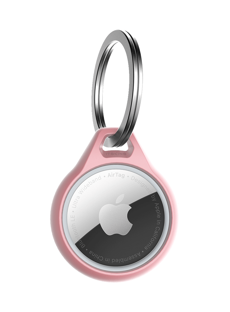 Coque Silicone Rose Itskins Pour Apple Airtags