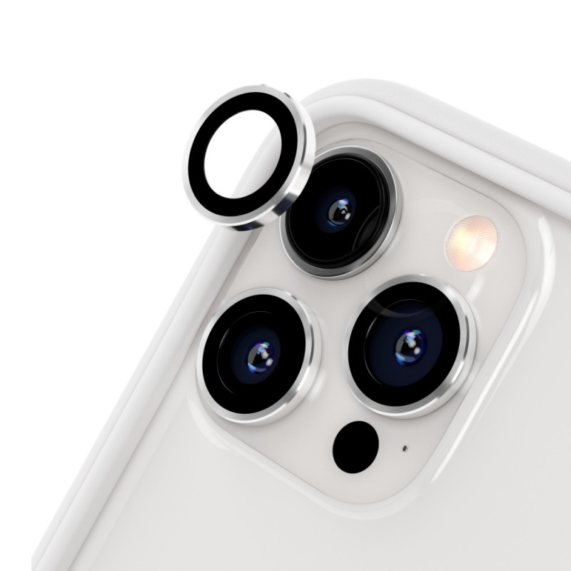 Verre Trempé Argent Rhinoshield Pour Caméra Apple iPhone 14 Pro / 14 Pro Max