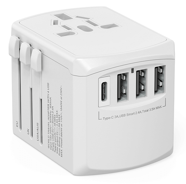 Adaptateur De Voyage Universel AUS/EU/UK/US Xoopar