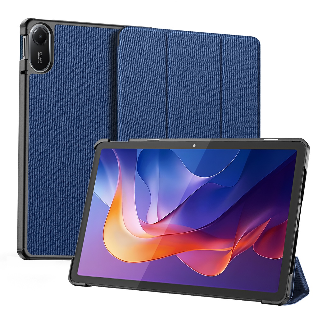 Etui Clapet Noir Dux Ducis Domo Pour Xiaomi Redmi Pad 2