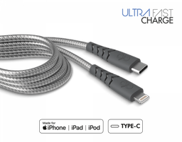 [3571211402510] Câble Renforcé USB C/Lightning 2 m 3A Force Power