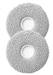 [6978088990005] Arrivage Décembre 2025 : Lot De 2 Serpillières Pour Aspirateur Robot Xiaomi X20 Plus / S20