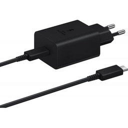 [8806092861473] Chargeur maison 45W Power Delivery + Câble USB C/USB C Noir Samsung
