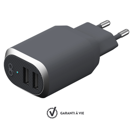 [3571211389965] CS Fast &amp; Smart 2 Ports USB A 4.8A G